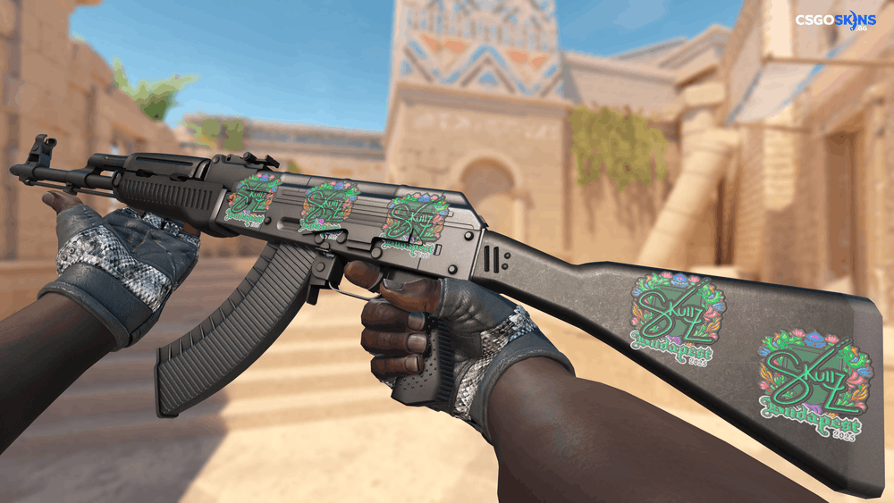 Sticker | skullz (Embroidered) | Budapest 2025 Artwork