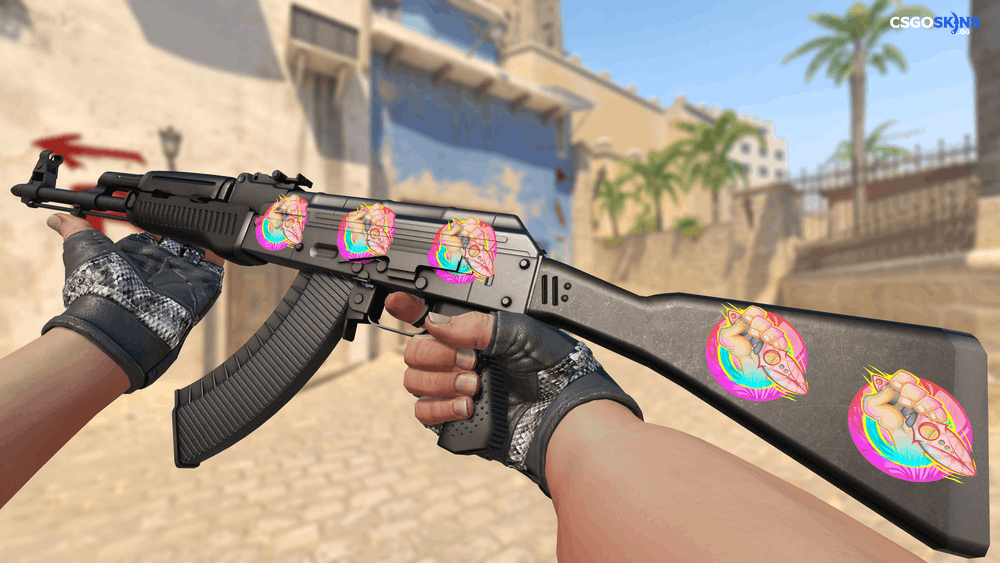 Sticker | Skelly Stabby Artwork