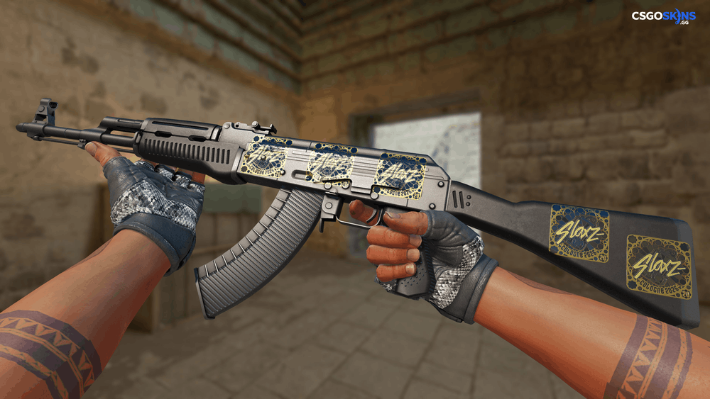 Sticker | slaxz- (Gold, Ranked) | Cologne 2026 Artwork