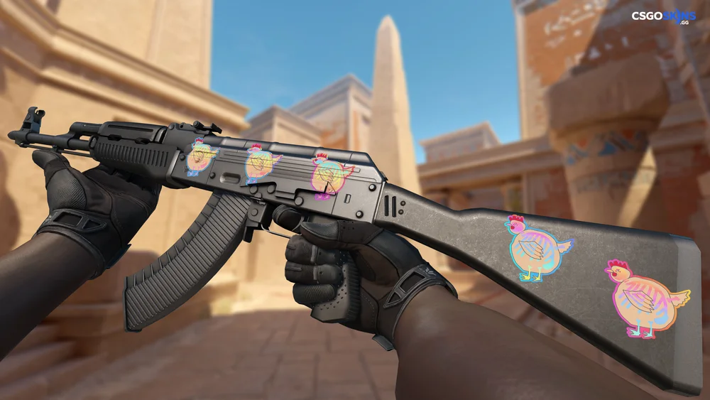 Sticker | Poorly Drawn Chicken (Holo) Artwork