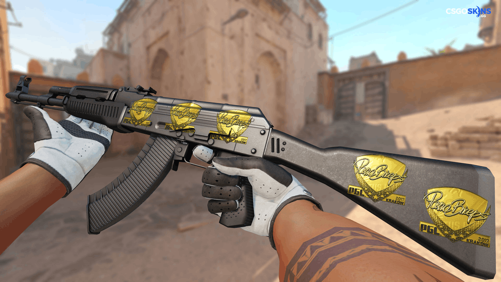 Sticker | pashaBiceps (Gold) | Krakow 2017 Artwork