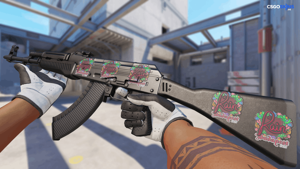 Sticker | rain (Embroidered) | Budapest 2025 Artwork