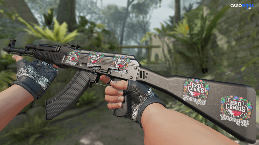 Sticker | RED Canids (Embroidered) | Budapest 2025 Artwork