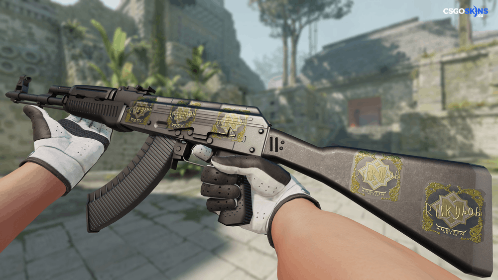 Sticker | riskyb0b (Gold) | Austin 2025 Artwork