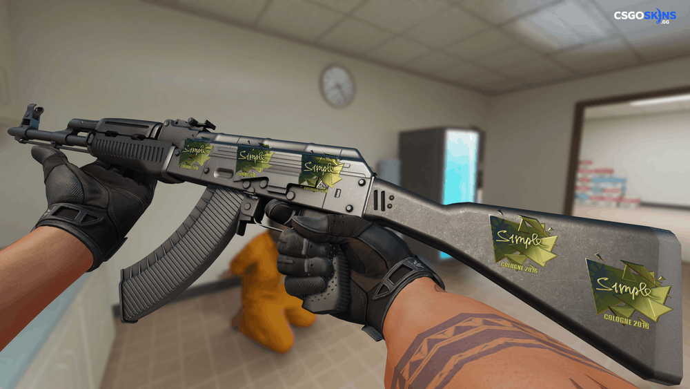 Sticker | s1mple (Gold) | Cologne 2016 Artwork