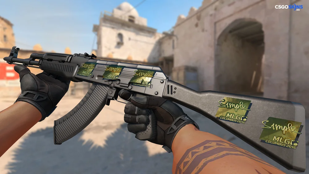 Sticker | s1mple (Gold) | MLG Columbus 2016 Artwork