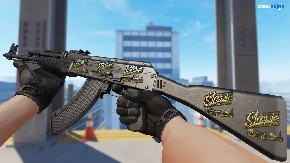 Sticker | s1mple (Gold) | Stockholm 2021 Artwork