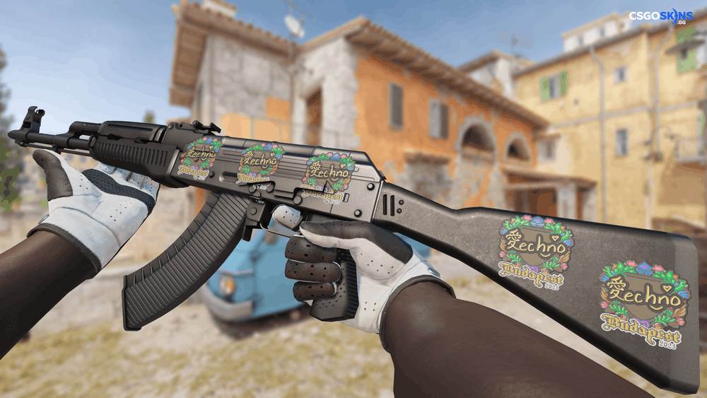 Sticker | Techno4K (Embroidered) | Budapest 2025 Artwork