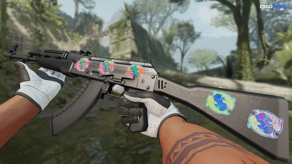 Sticker | Twin Koi (Holo) Artwork