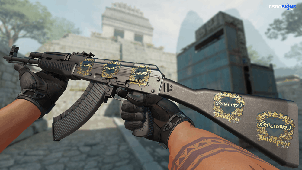 Sticker | xertioN (Gold) | Budapest 2025 Artwork