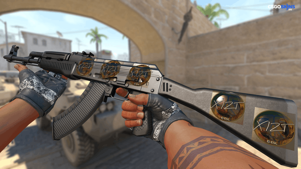 Sticker | Xizt (Gold) | Katowice 2019 Artwork