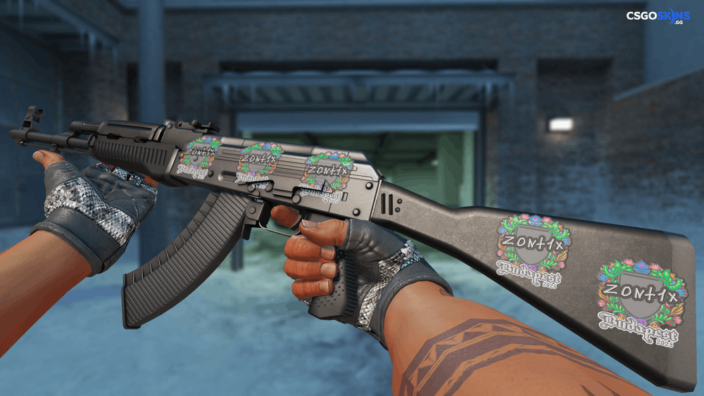 Sticker | zont1x (Embroidered) | Budapest 2025 Artwork