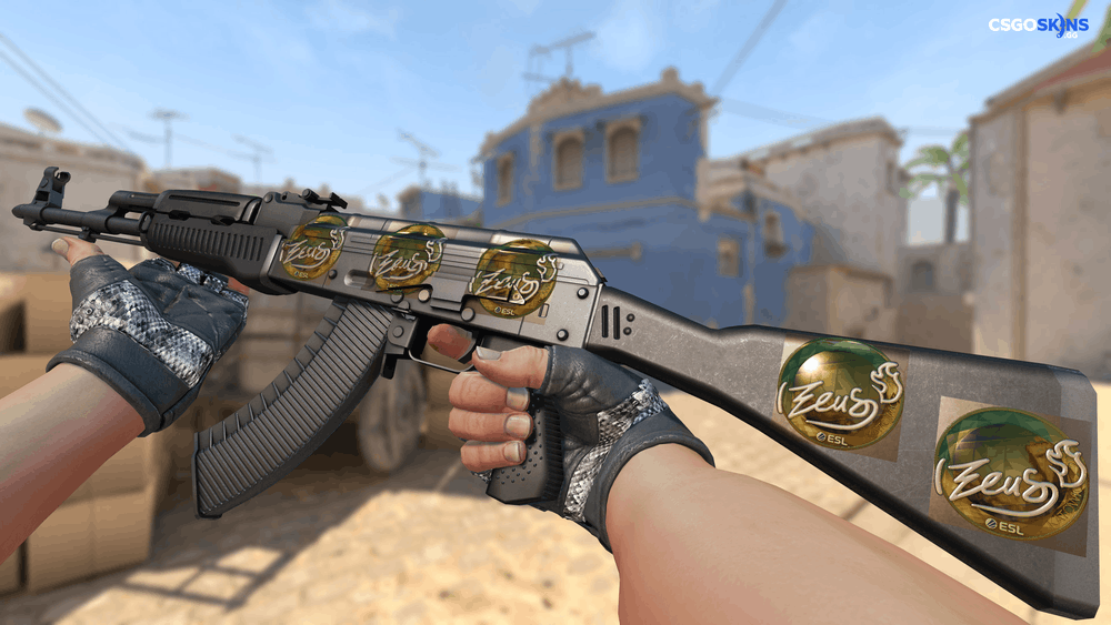 Sticker | Zeus (Gold) | Katowice 2019 Artwork