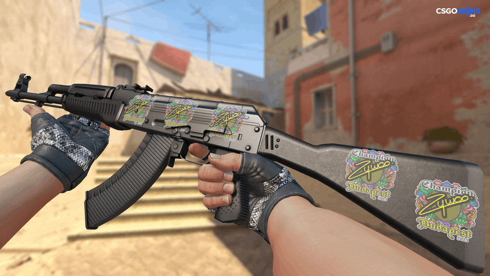 Sticker | ZywOo (Embroidered, Champion) | Budapest 2025 Artwork