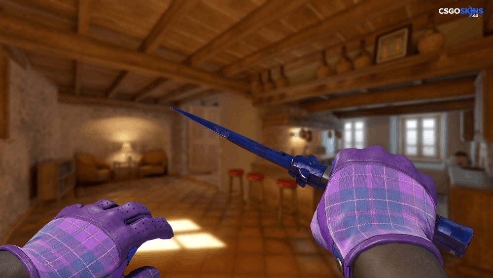 ★ Stiletto Knife | Doppler Black Pearl Artwork