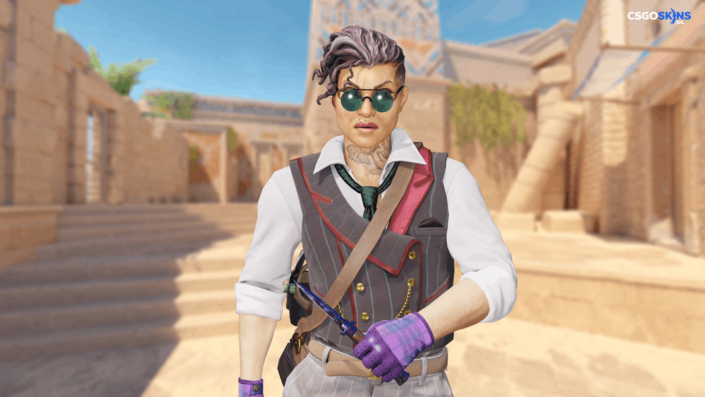 ★ Stiletto Knife | Doppler Black Pearl Artwork