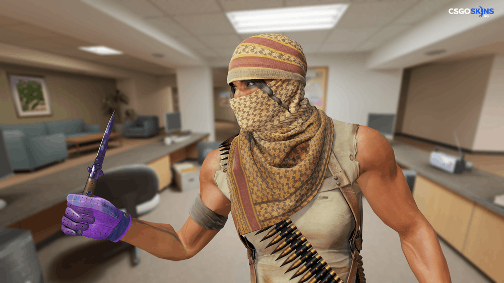 ★ Stiletto Knife | Doppler Black Pearl Artwork