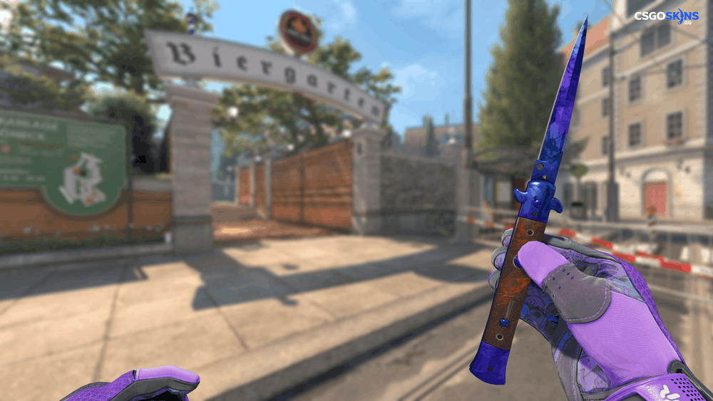 ★ Stiletto Knife | Doppler Sapphire Artwork