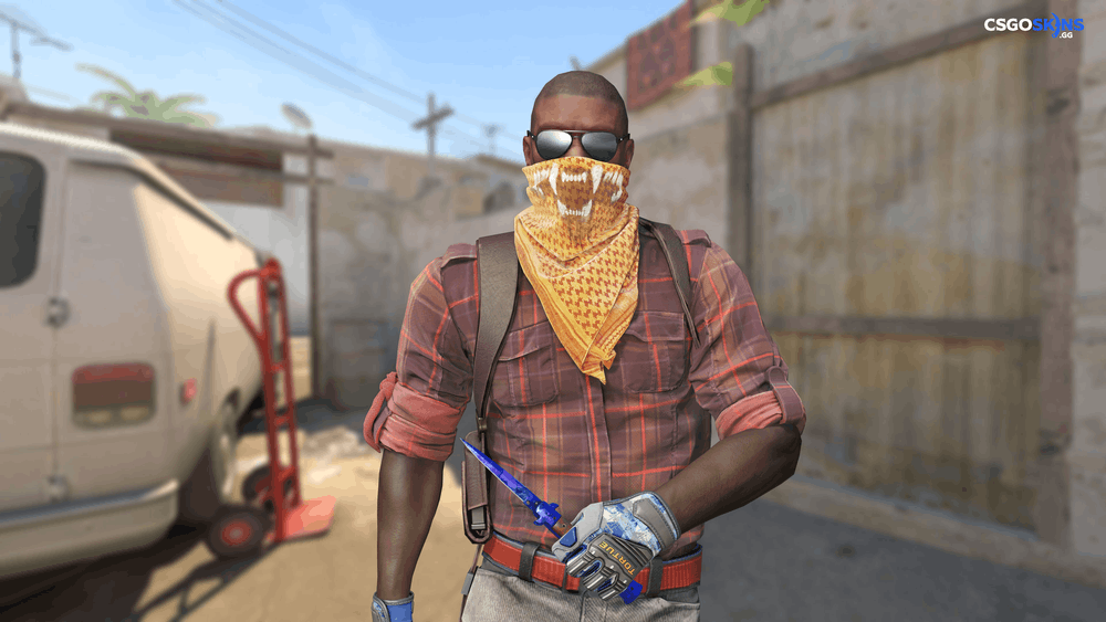 ★ Stiletto Knife | Doppler Sapphire Artwork