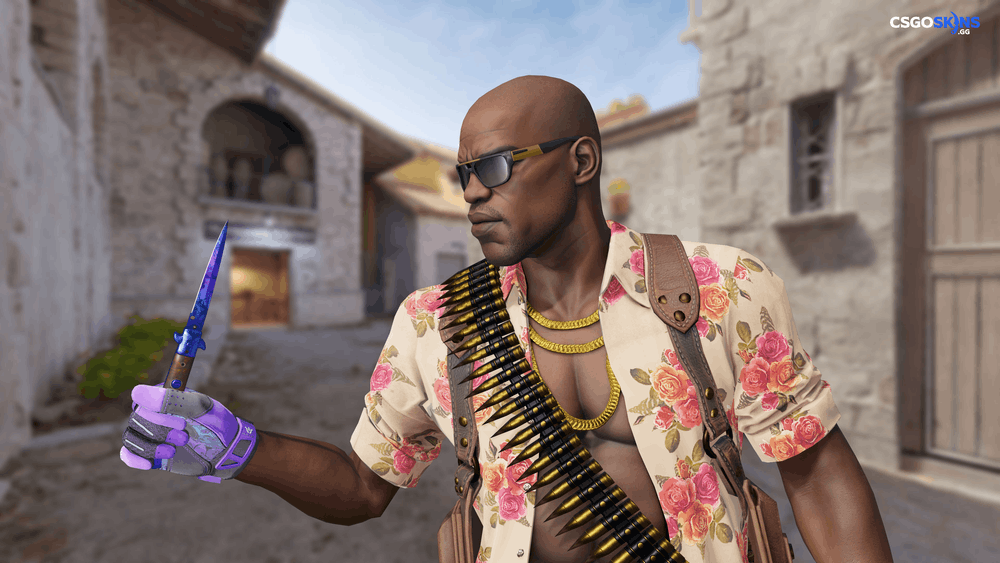 ★ Stiletto Knife | Doppler Sapphire Artwork