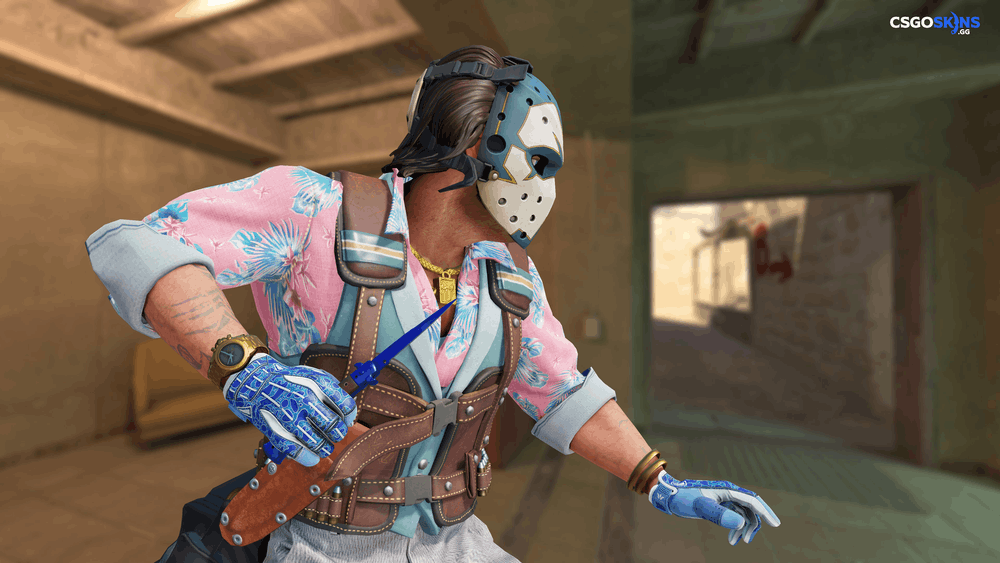 ★ Stiletto Knife | Doppler Sapphire Artwork