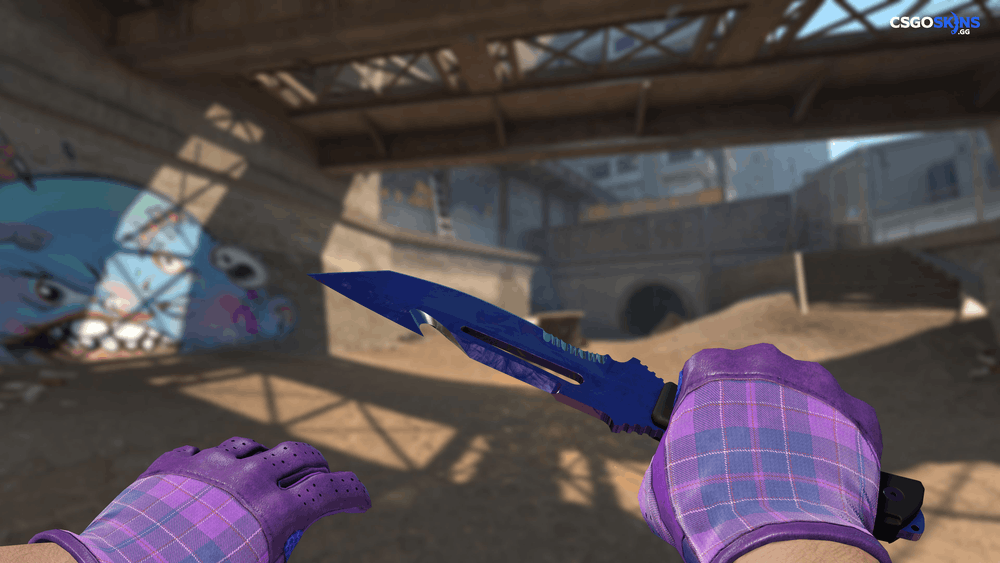 ★ Survival Knife | Doppler Black Pearl Artwork