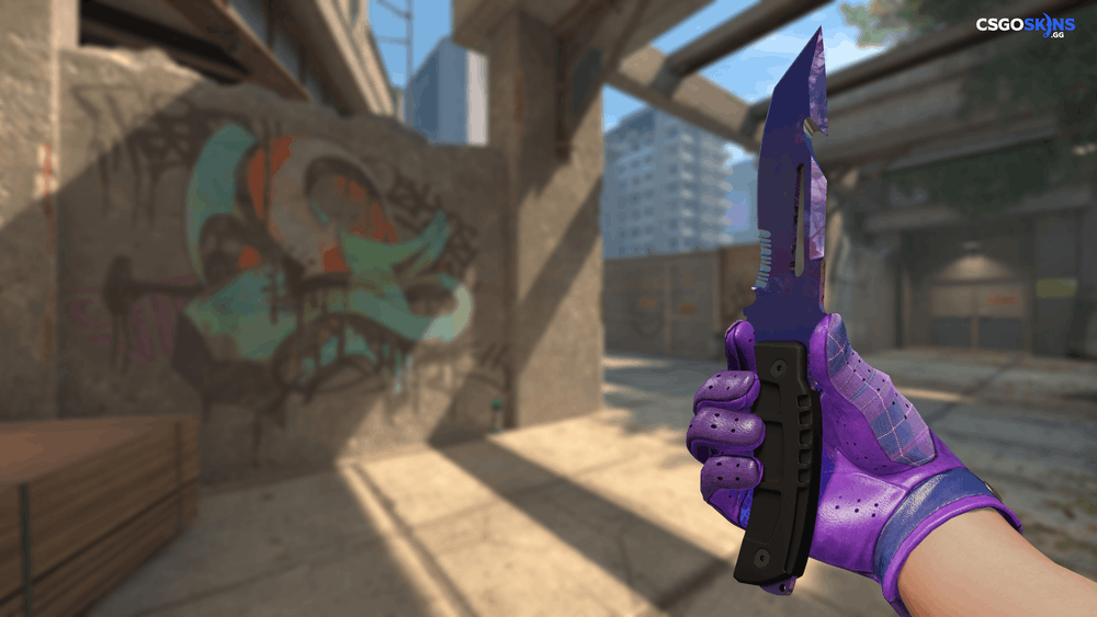 ★ Survival Knife | Doppler Black Pearl Artwork