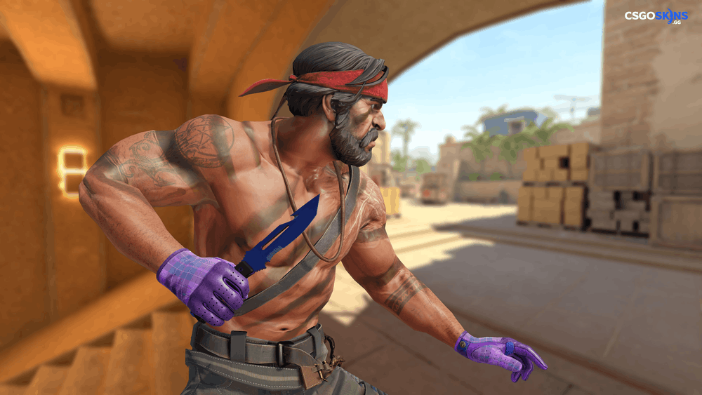 ★ Survival Knife | Doppler Black Pearl Artwork