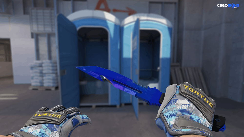 ★ Survival Knife | Doppler Sapphire Artwork