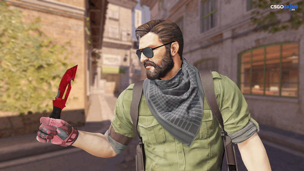 ★ Survival Knife | Doppler Ruby Artwork