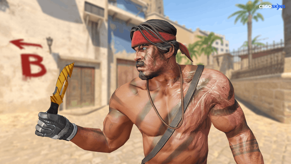 ★ Survival Knife | Tiger Tooth Artwork