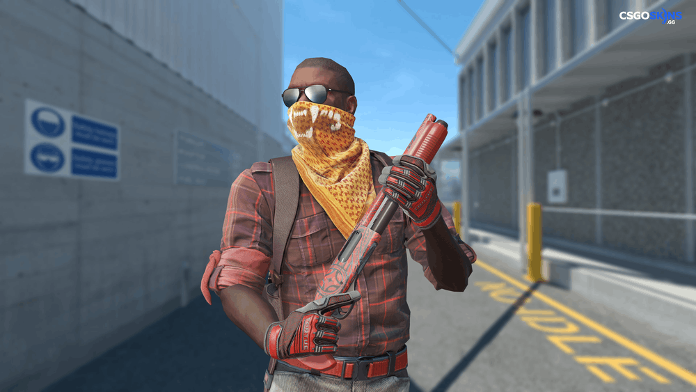 Sawed-Off | Crimson Batik Artwork