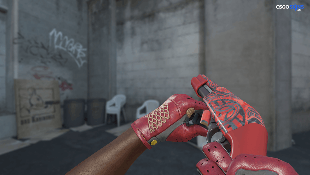 Sawed-Off | Crimson Batik Artwork