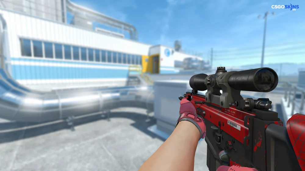 SCAR-20 | Crimson Web Artwork