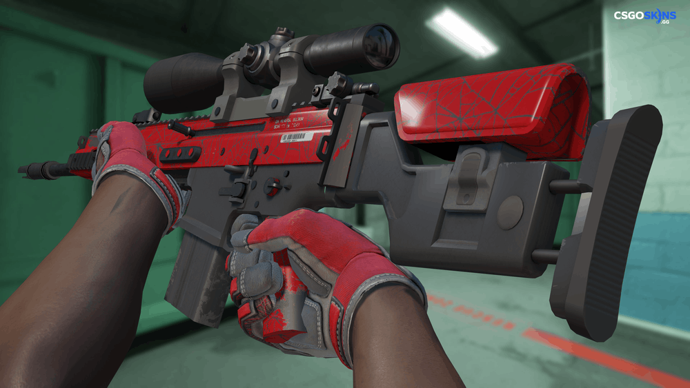 SCAR-20 | Crimson Web Artwork