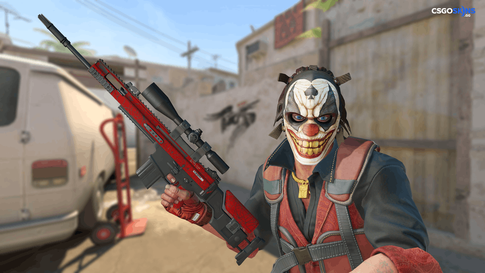 SCAR-20 | Crimson Web Artwork