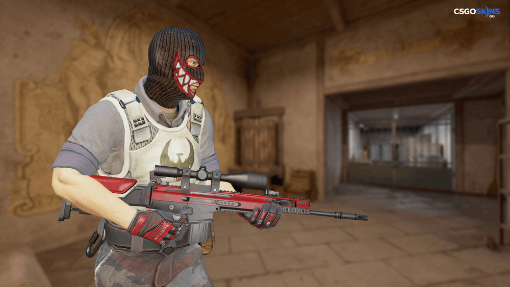 SCAR-20 | Crimson Web Artwork