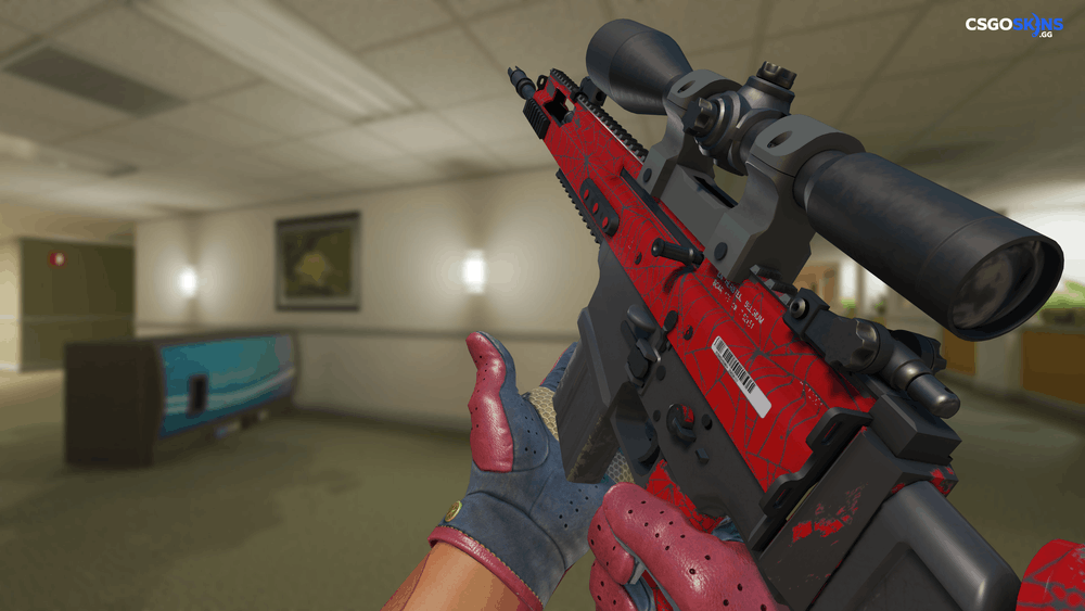 SCAR-20 | Crimson Web Artwork