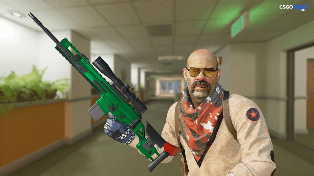 SCAR-20 | Emerald Artwork