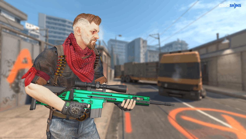 SCAR-20 | Emerald Artwork