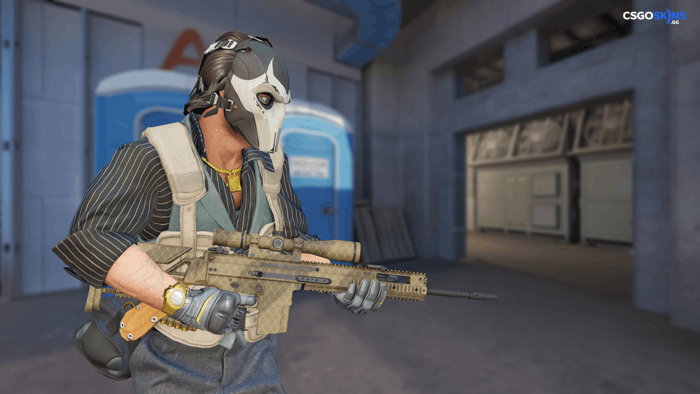 SCAR-20 | Sand Mesh Artwork