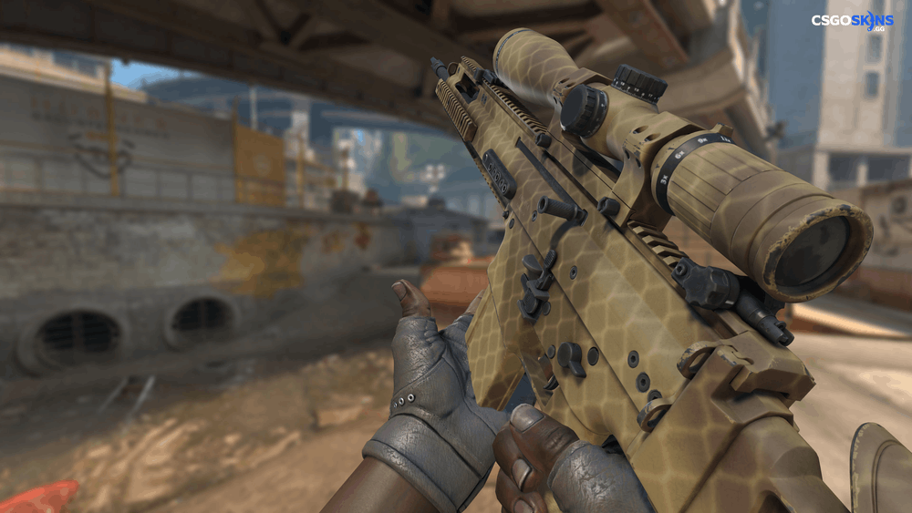 SCAR-20 | Sand Mesh Artwork