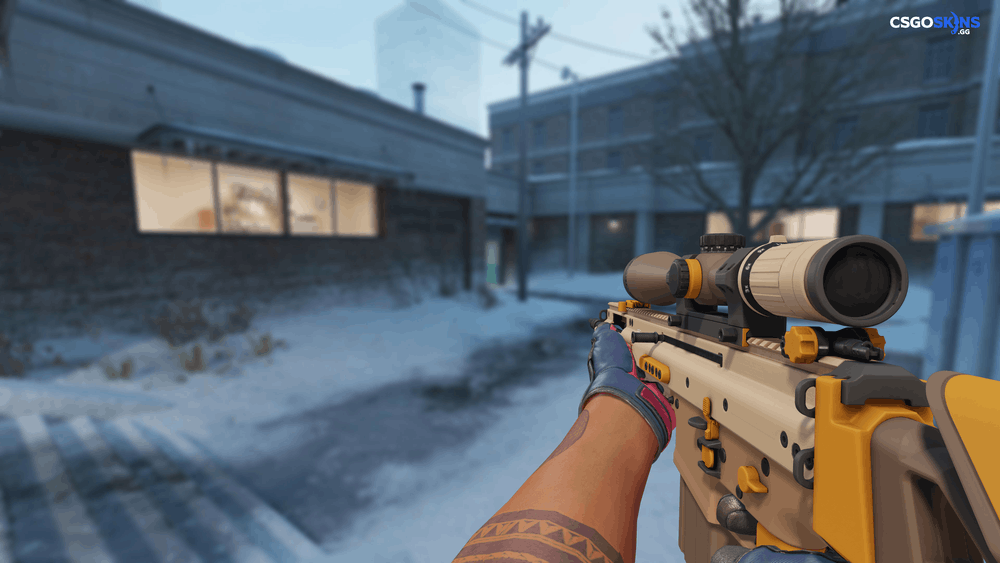 SCAR-20 | Short Ochre Artwork