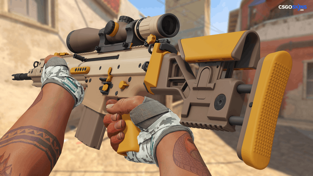 SCAR-20 | Short Ochre Artwork
