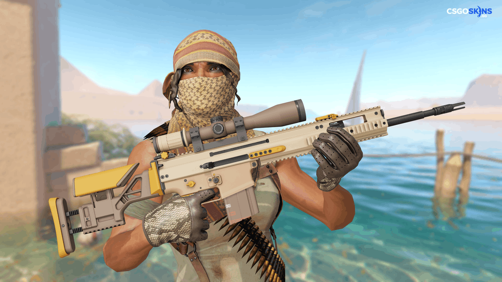 SCAR-20 | Short Ochre Artwork