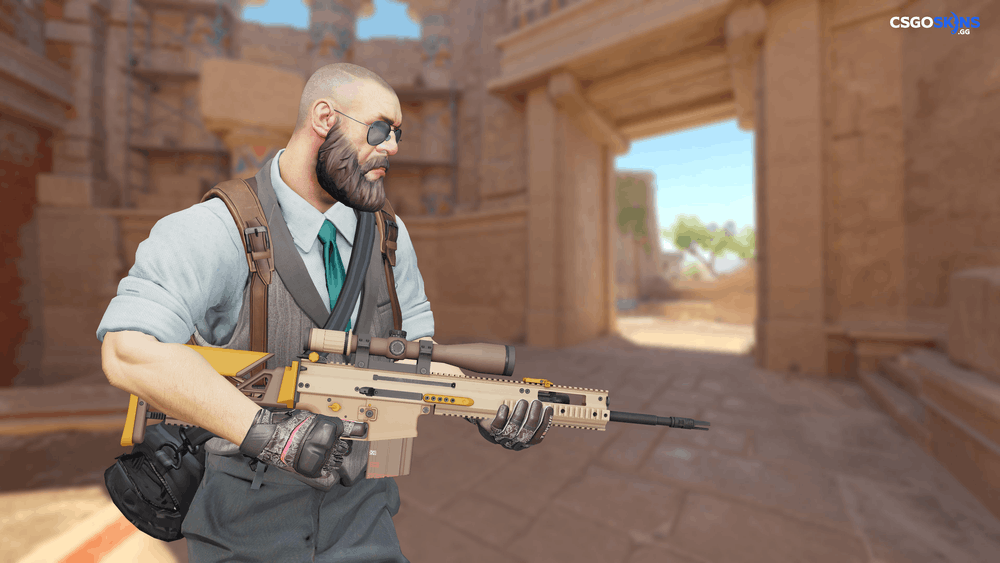 SCAR-20 | Short Ochre Artwork