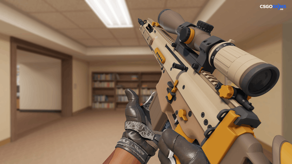 SCAR-20 | Short Ochre Artwork