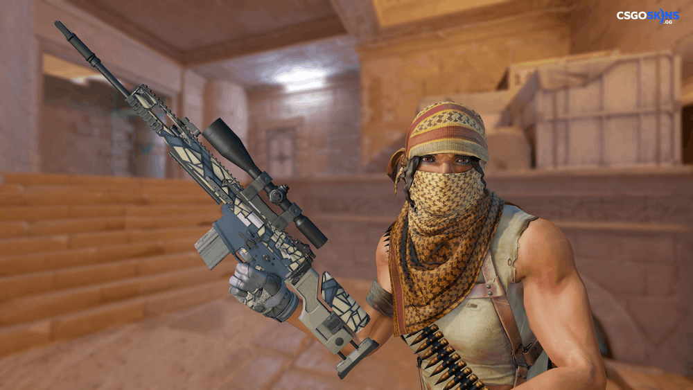 SCAR-20 | Stone Mosaico Artwork