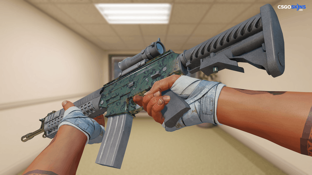 SG 553 | Army Sheen Artwork