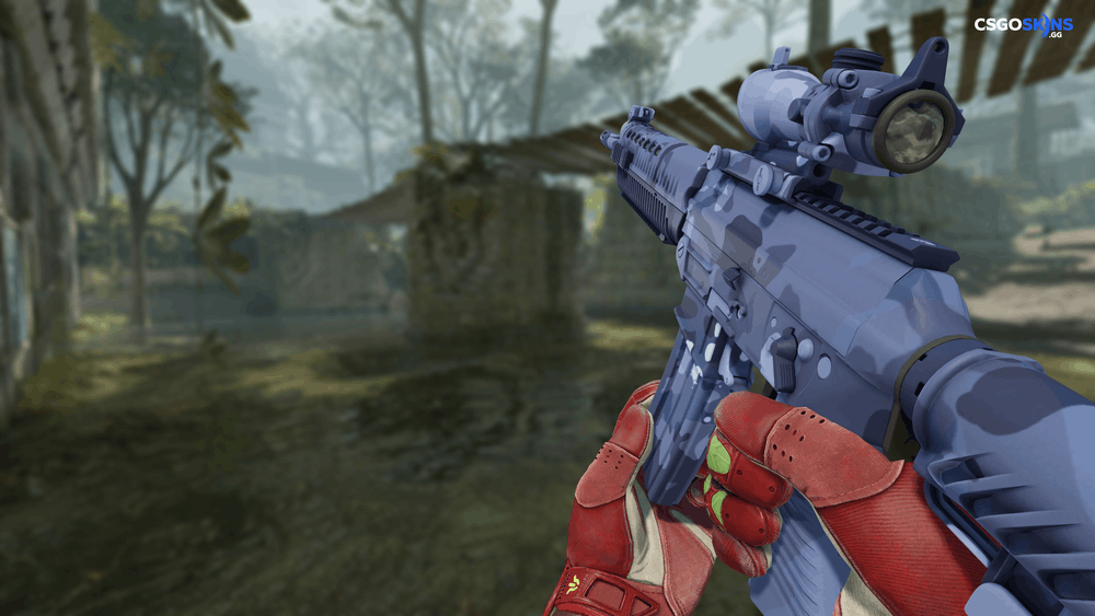 SG 553 | Night Camo Artwork